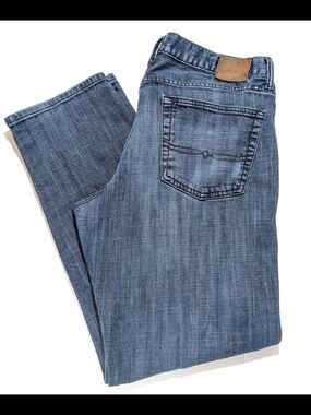 Lucky Brand Jeans Men's 38x32 Blue Med Wash 221 Original Fit Straight Leg